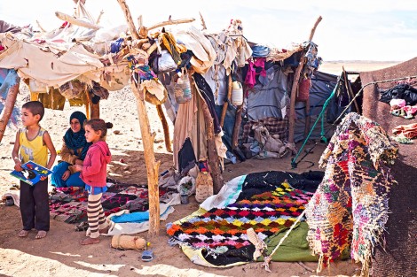 Visiting the Berber nomads in Morocco