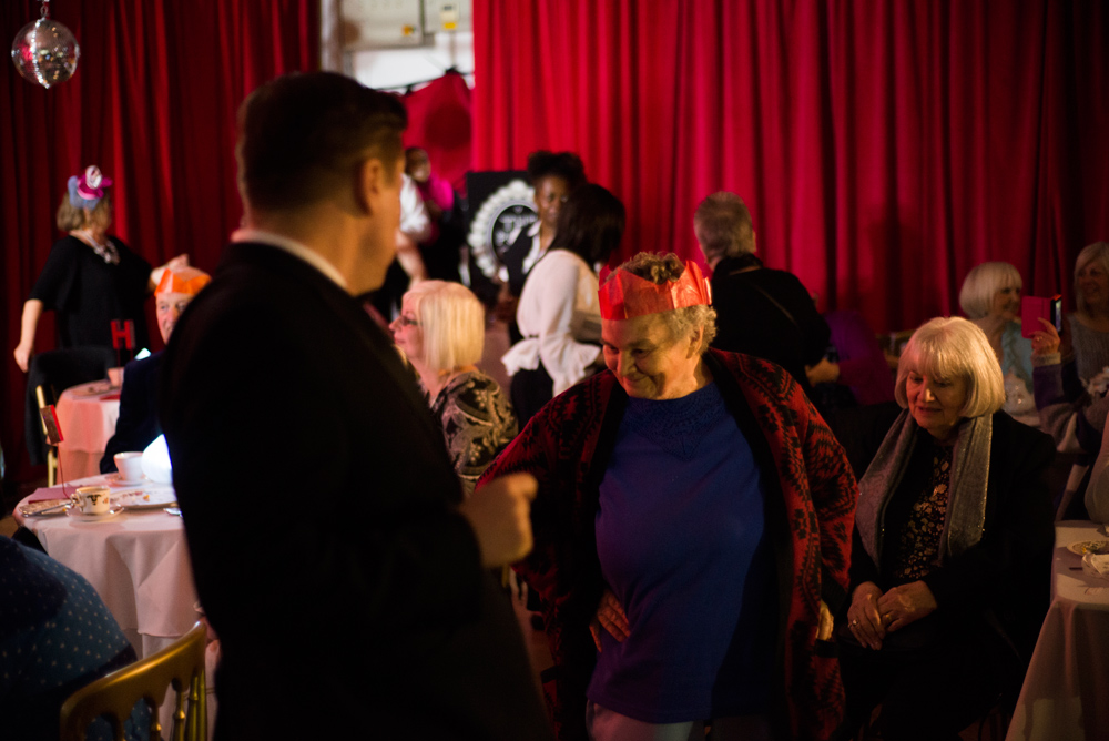 Guests at Posh Club in LCC Studio.