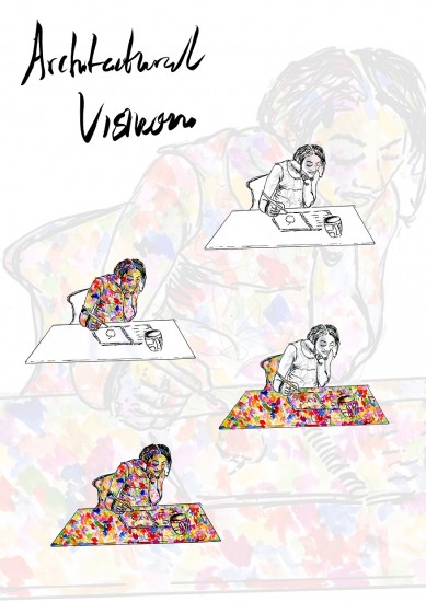 Tari Eguruze's work in progress around future visions for spaces which nurture creativity.