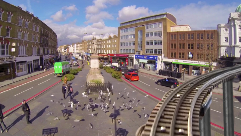 'The Rooftop Line' recorded life on Camden High Street in real time