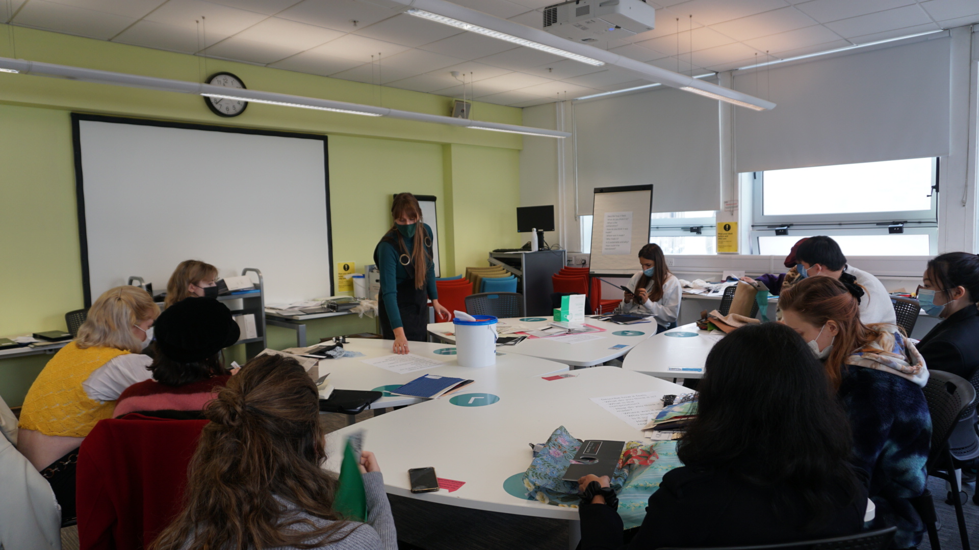 Students attending an Introduction to the Materials Collections workshop held at John Prince’s Street