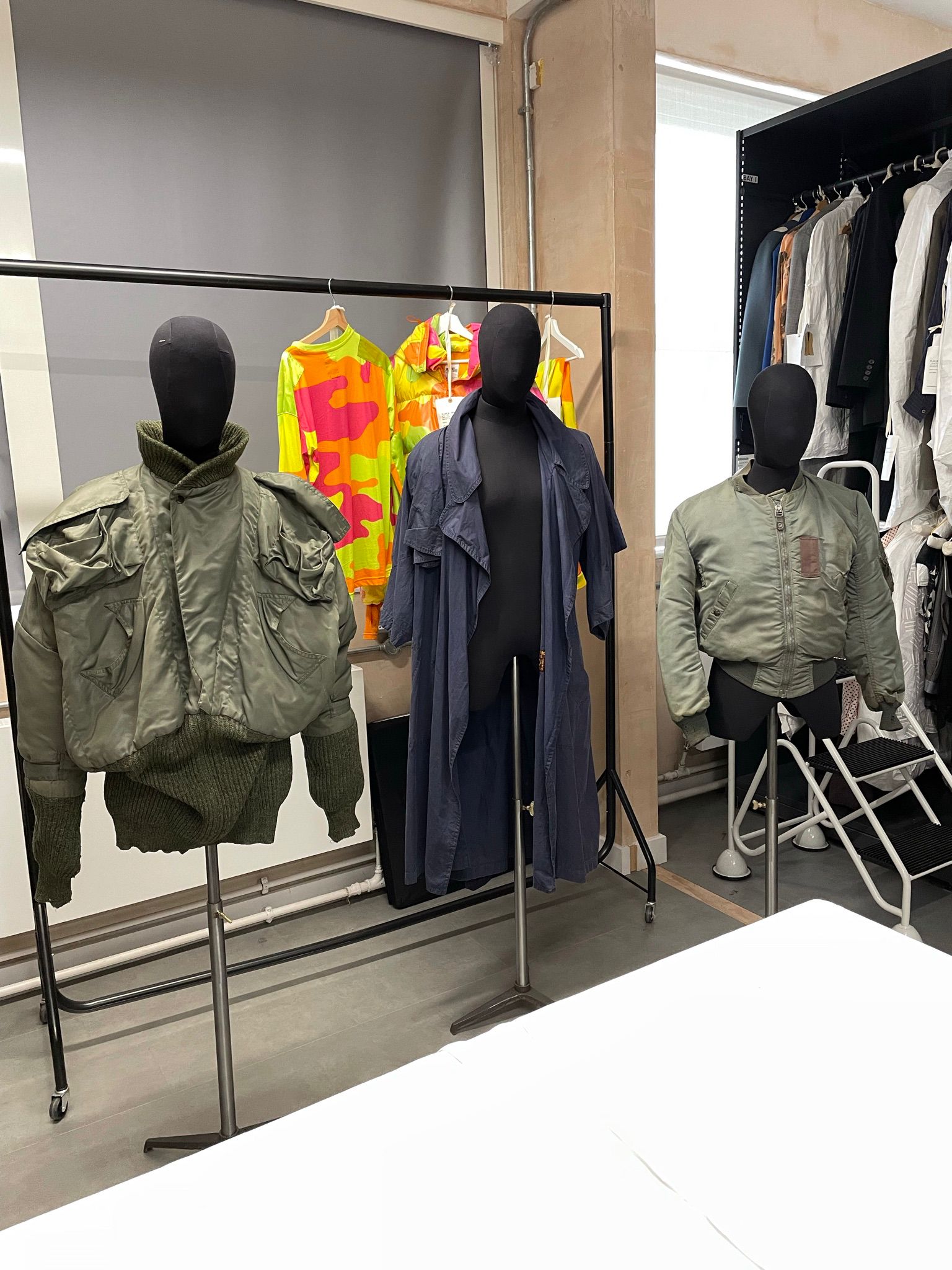 male mannequins on display