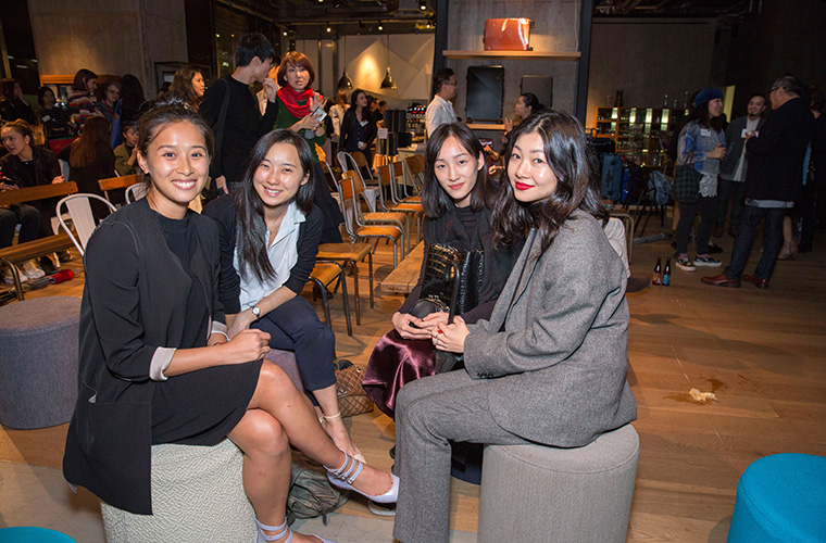 guests at drinks reception