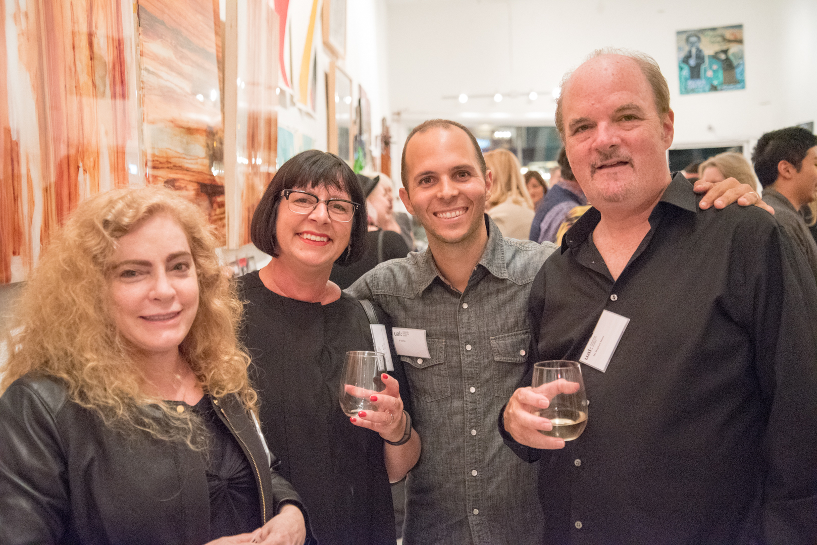 Natalie Brett and LA alumni 