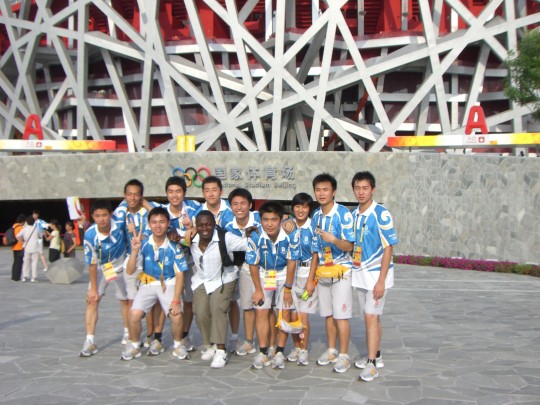 Bode at the Bird's nest in 2008