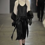 Slip dresses from BA (Hons) Fashion Contour alum Zoe Greening's BA14 collection as worn by  Lady Gaga