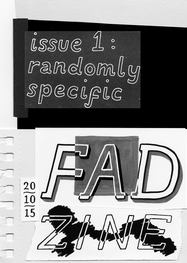 Foundation Diploma in Art and Design Zine Cover Image Issue 1. Design, Kathleen Gorman