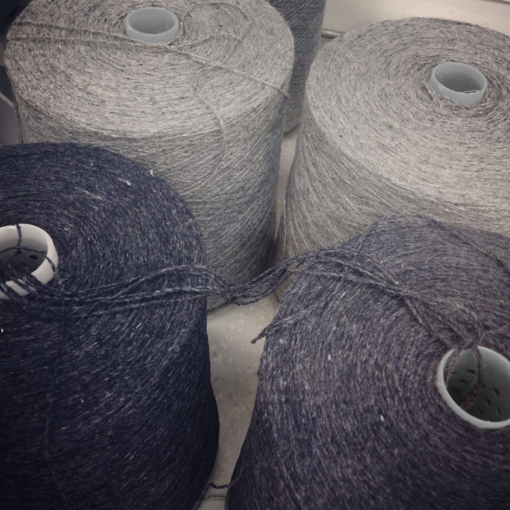 Up-cycled Yarns made from Unwanted Knitwear