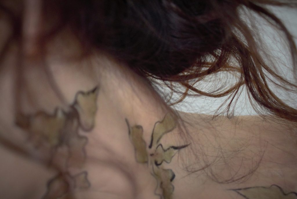 Emilia Maryniak - Leaves installation detail