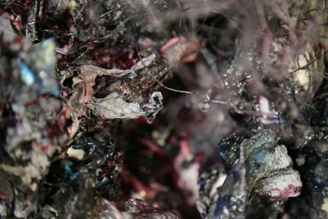 Image courtesy of the artist "detail of a sculpture - work in progress - 2015"