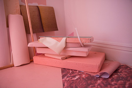 STRIBYN MOEL - NUDE STRIP [HaHa], 2015. Mixed media, Variable dimensions. Image courtesy of Peanut and the artist.