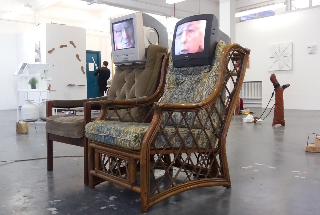 'Armchair Installation - Chris and Margaret' by Rosie McGinn