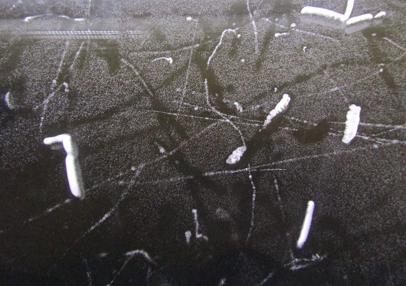 Image captured during cloud chamber experiments