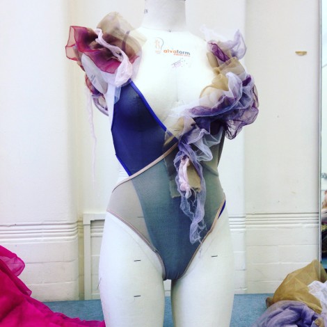 Piece from BA (Hons) Fashion Contour student Jade Gellard's final collection