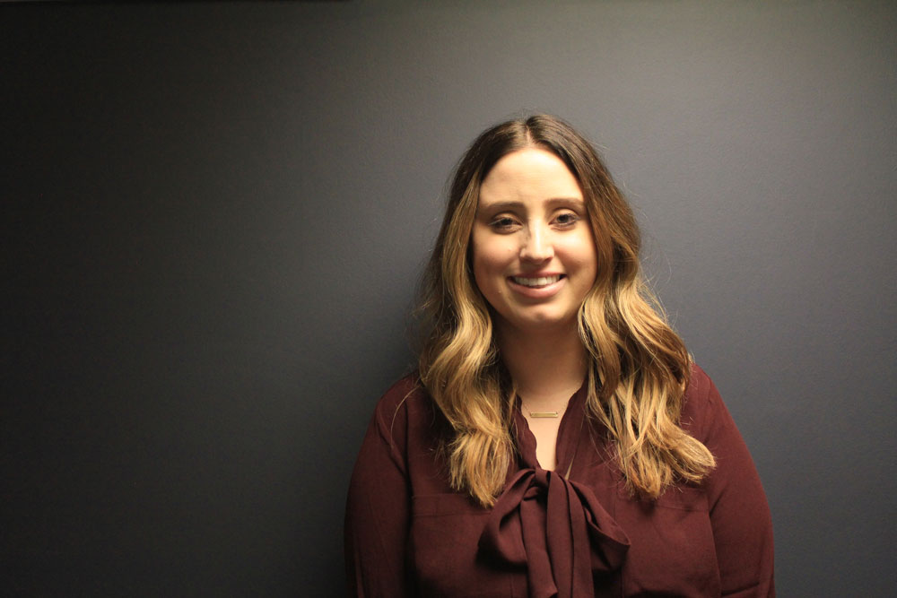 MA Fashion Design Management student Erica Siegel