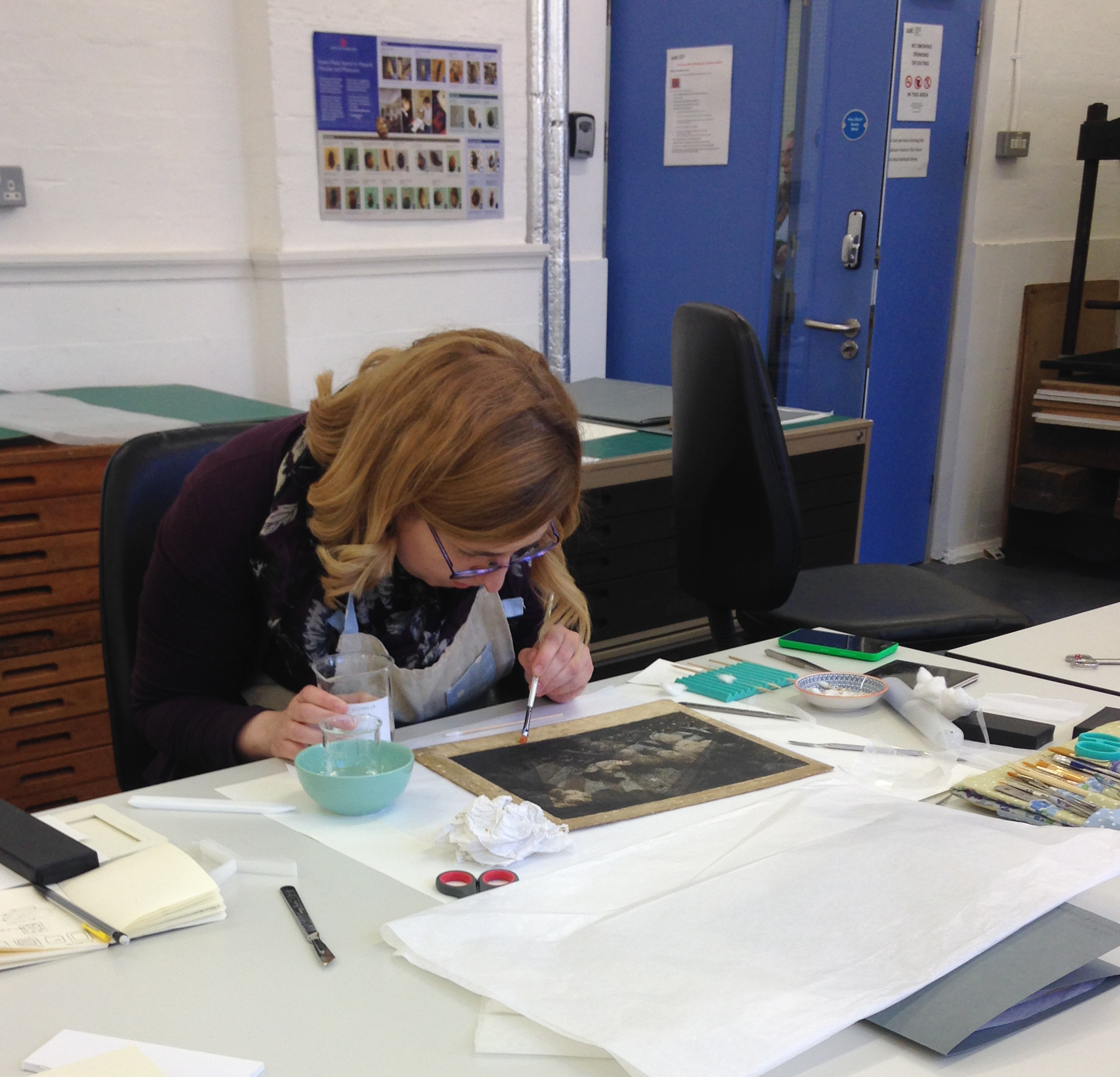 Working on 'The Snaitch' illustrations