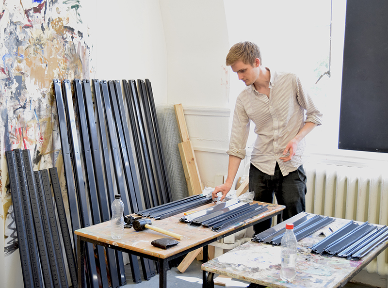 BA Painting Summer Show 2015 preparations