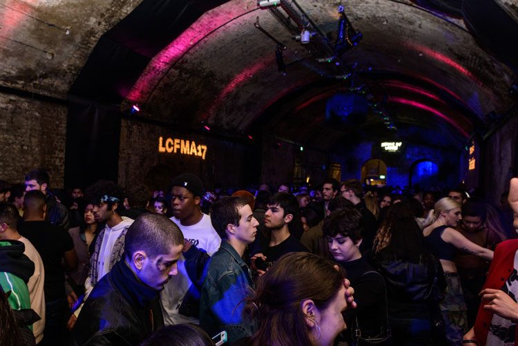 LCFMA17 closing party. Image by Ludovica Galleazzi