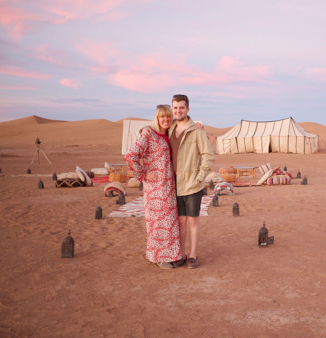 majestic disorder camping in the Sahara for our upcoming issue