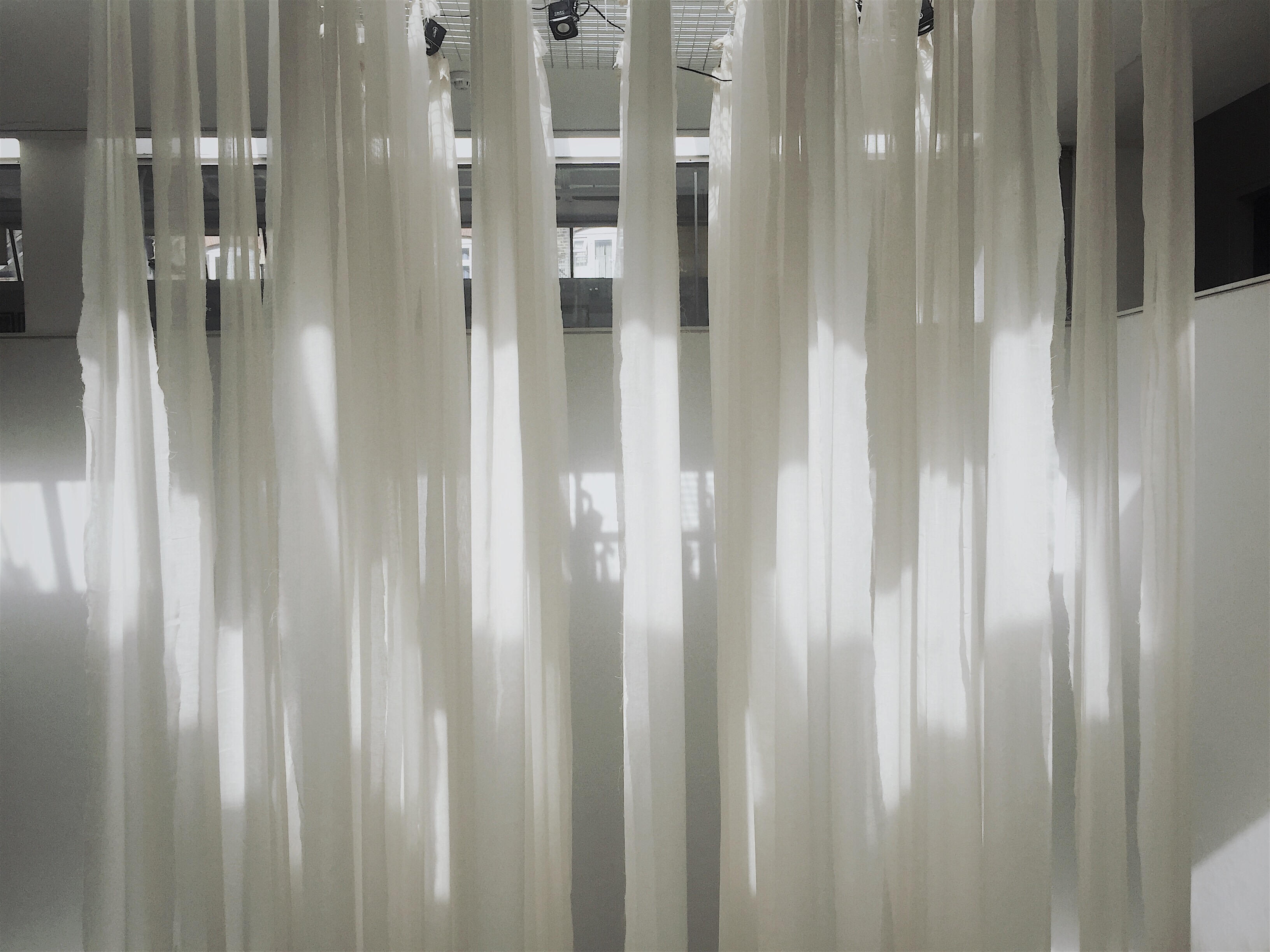 Parrr Geng's art installation creates a multi-sensory experience combining audio, movement and touch.