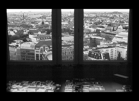 Tris Vonna-Michell, OU: Finding Chopin 2012. Performance at Roskilde Museum of Contemporary Art, Roskilde January 13, 2012, courtesy the Artist, Cabinet, London and Jan Mott, Brussels.