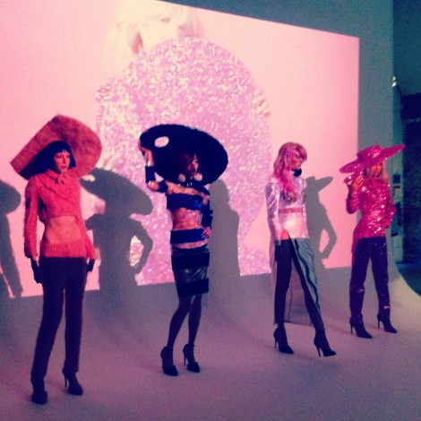 Christian Cowan-Sanluis' presentation at London Fashion Week AW14. Image courtesy of Charlotte Gush. 