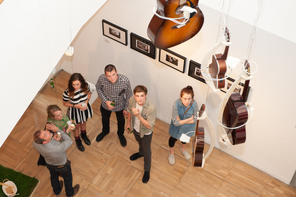 Romain Meunier's Mon Violon d’Ingres installation was a huge hit at LCC Summer Shows 2013 | image Max Colson 