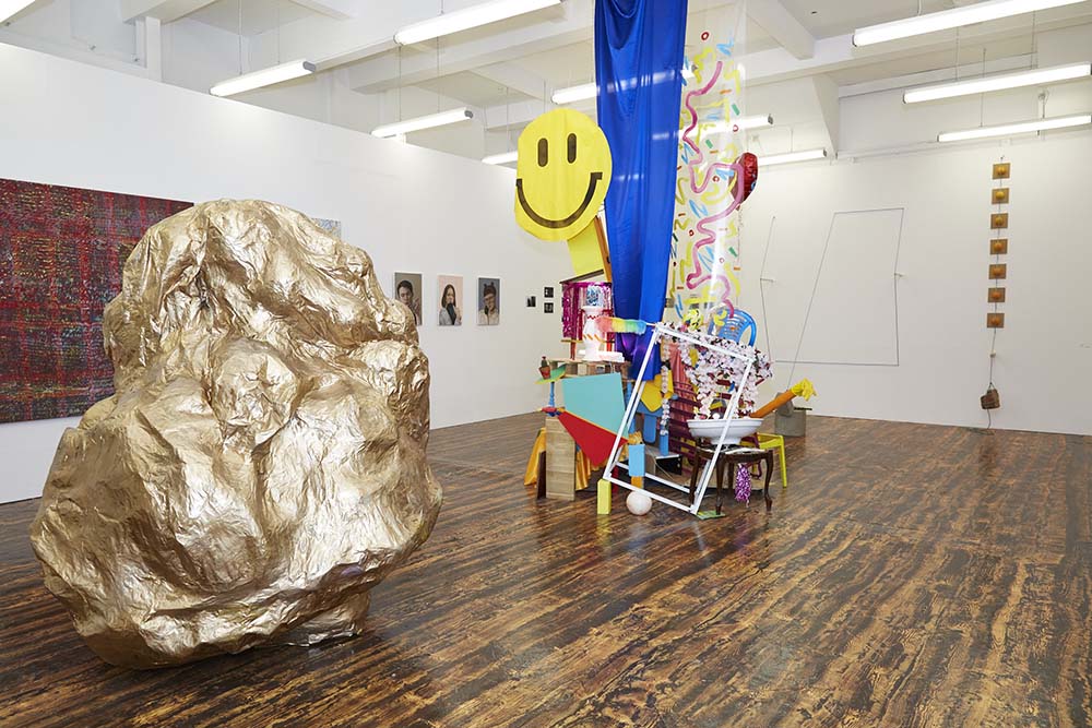 Billy Crosby's work (floor) at the Camberwell Undergraduate Summer Show 2016.