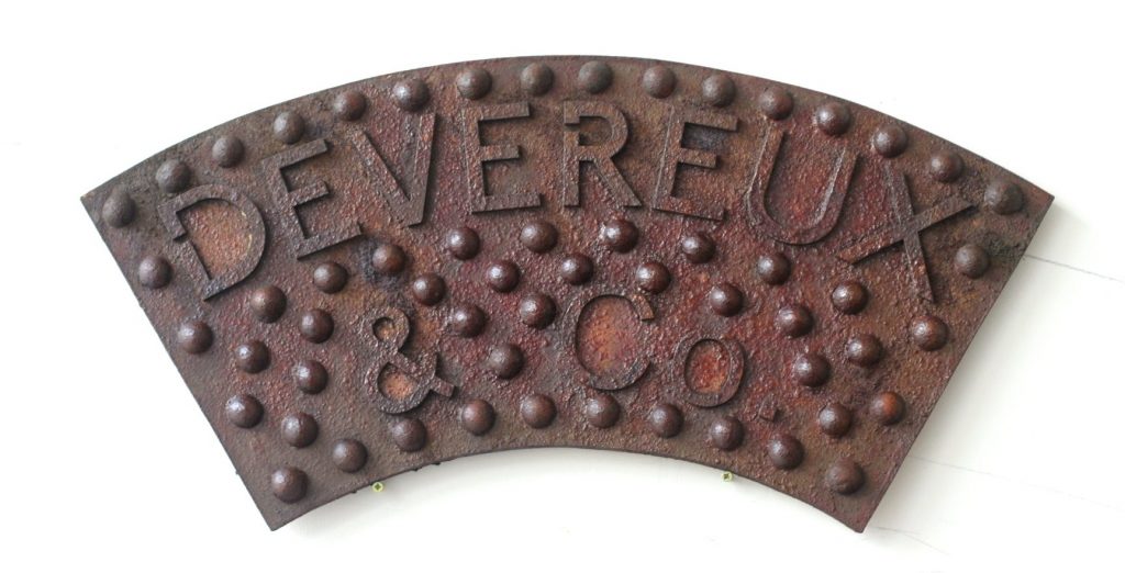 Devereux & Co. Plaque, Alexander Devereux, 2014