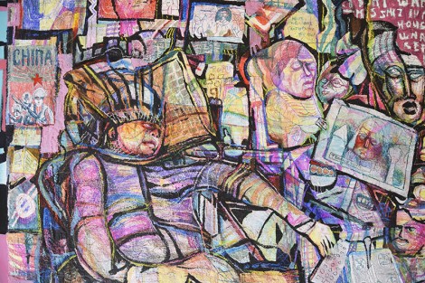 Segment of the work 'I like you, you look like a cartoon', by Tezz Kamoen