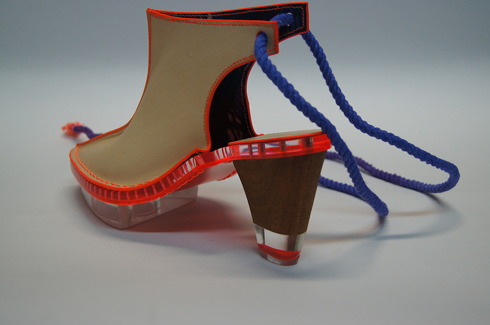 MA Footwear student Niki Jessup. 