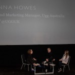 L-R: Wendy Malem, Director of the CFE; Matthew Drinkwater, Head of Fashion Innovation Agency and Anna Howes, UGG Australia’s Brand Marketing Manager.