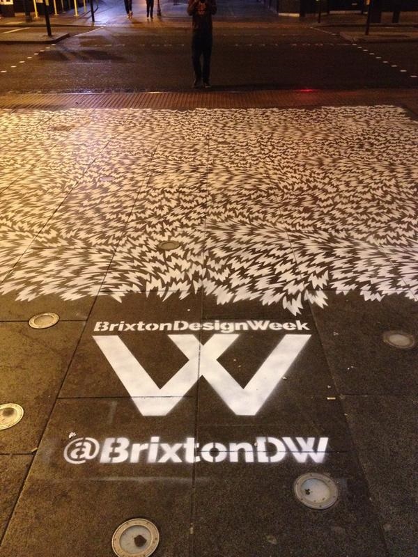 Designers Eley Kishimoto created 'Flash' outside Brixton tube station