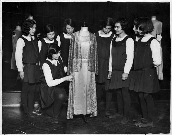 LCF Archive: students of the Barrett Street Trade School (LCF’s origins) from the 1920s and 1960s.