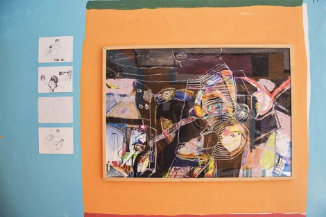 Segment of the work 'I like you, you look like a cartoon', by Tezz Kamoen