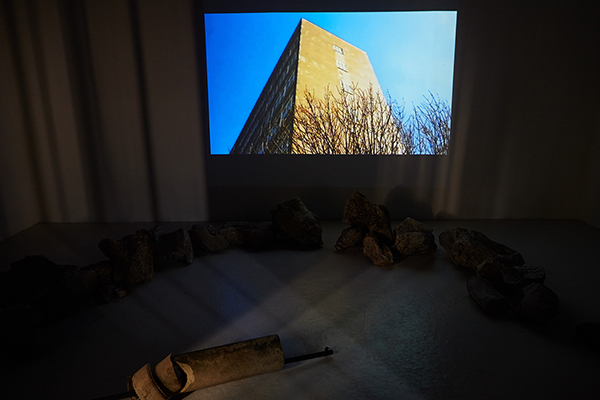 Aaron Wells' work at the Chelsea College of Arts Degree Show 2014.