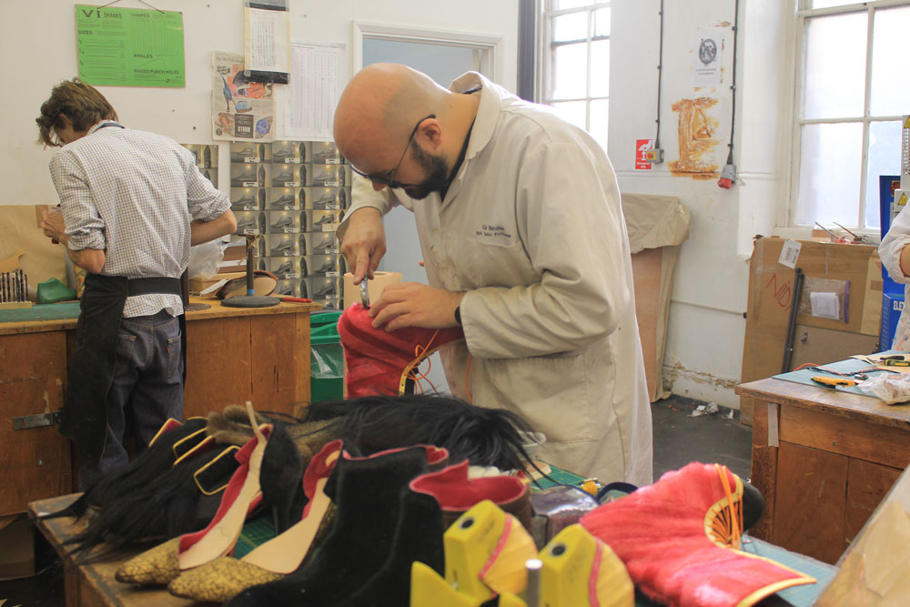 MA Footwear students