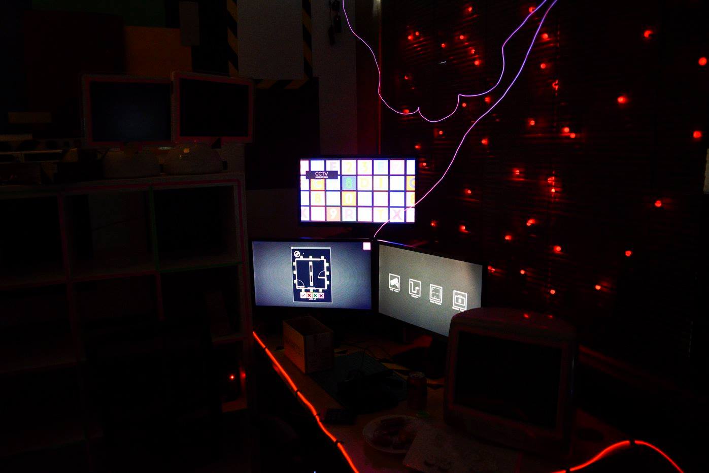 The console in the room