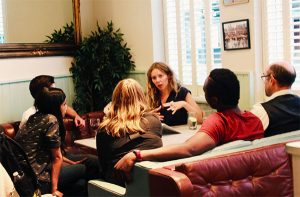 Guest Hannah Boulton at the final slot of the night