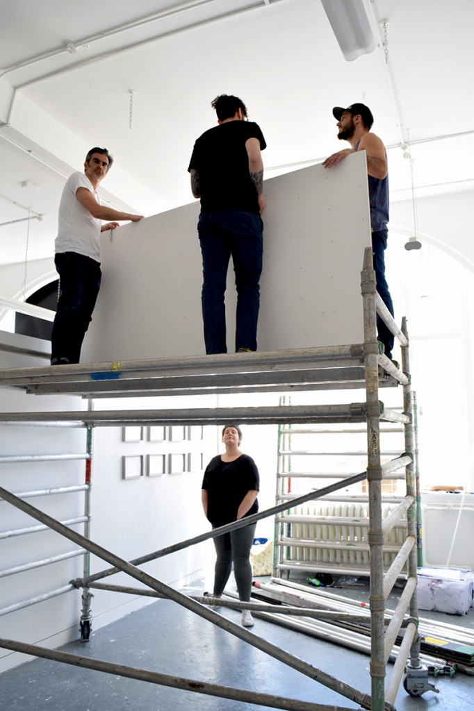 BA Photography summer show preparations 