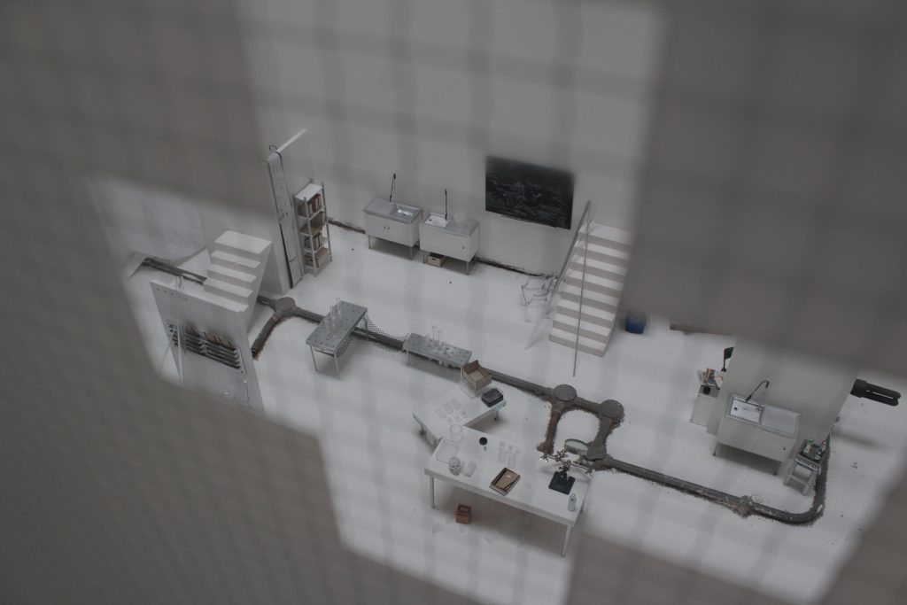 Cred Roy, The M.U.D. work in progress (archives department and laboratory), 2016