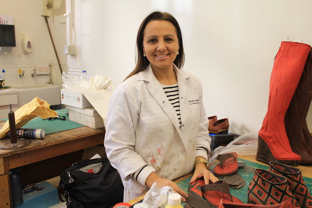 MA Footwear graduate Michele Hartman