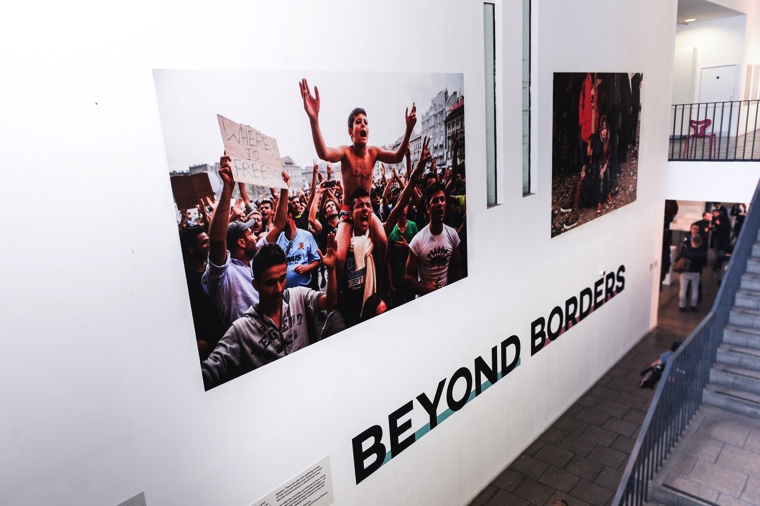 Work from the Beyond Borders Exhibition. Image © Ana Escobar.