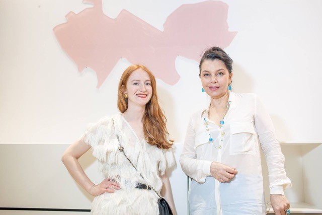 UAL Russia Alumni Group Leader Anna and Irina Kolosova, co-founder of the Moscow Institute of Art Business and Antiques