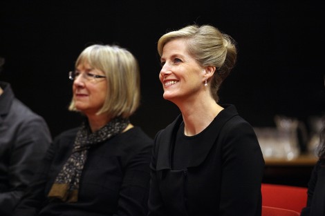 HRH The Countess of Wessex visits John Prince's Street, London College of Fashion