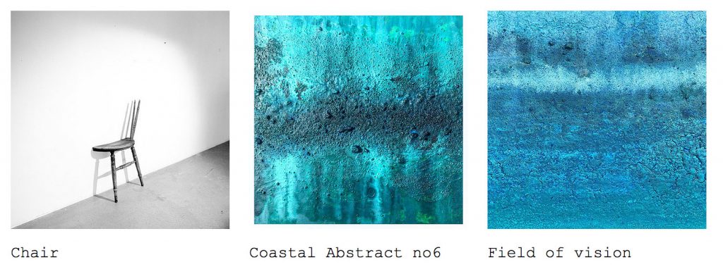 3 pieces of work - including sculpture and painting