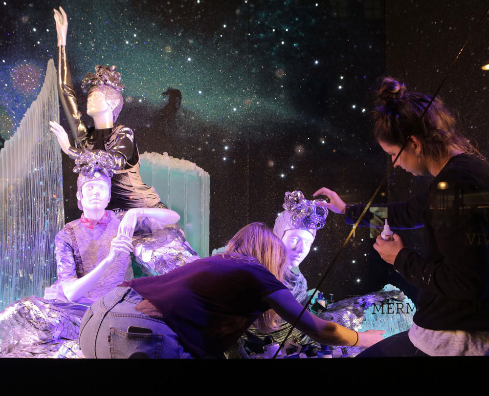 Ada Zanditon Selfridges Christmas window