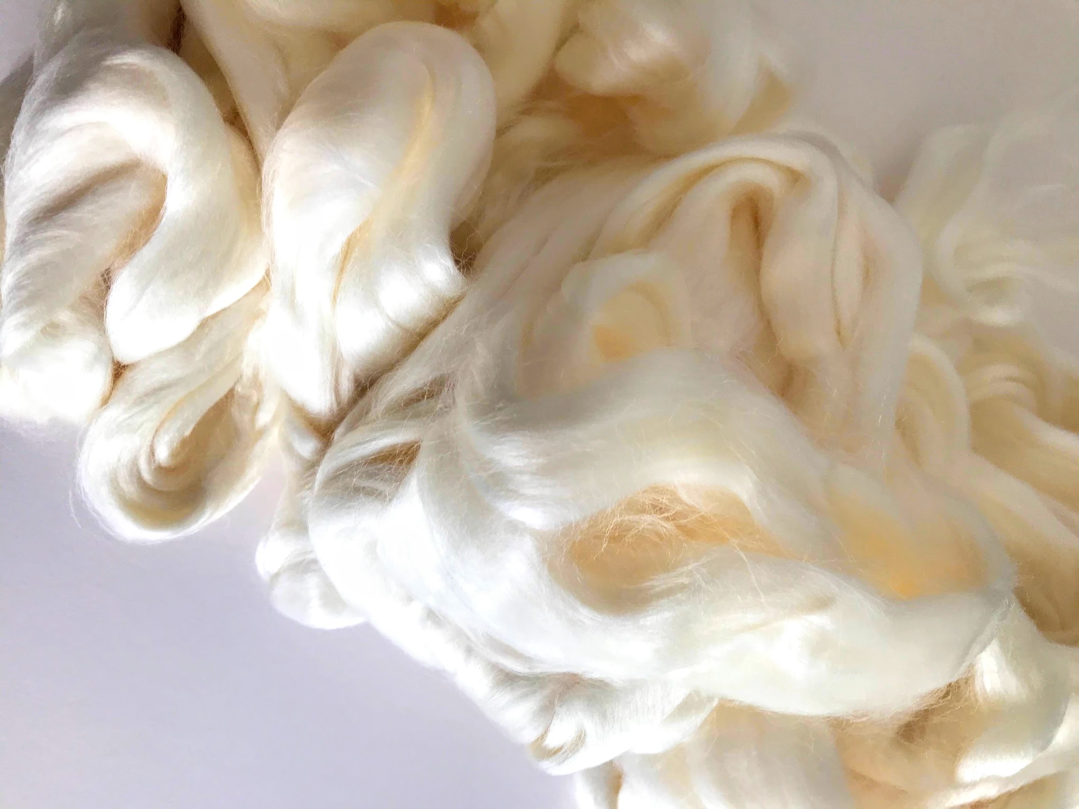 Raw Casein Fibres by Marie Stenton