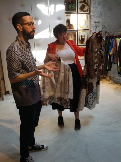 At the Antonio Marras concept store. Photo by Jonathan Gander