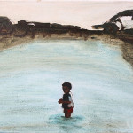 'Boy in water' by Matthew Krishanu